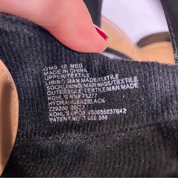 LC Lauren Conrad Hydrangea black ankle strap shoes block heel women’s size 10 - Picture 9 of 9